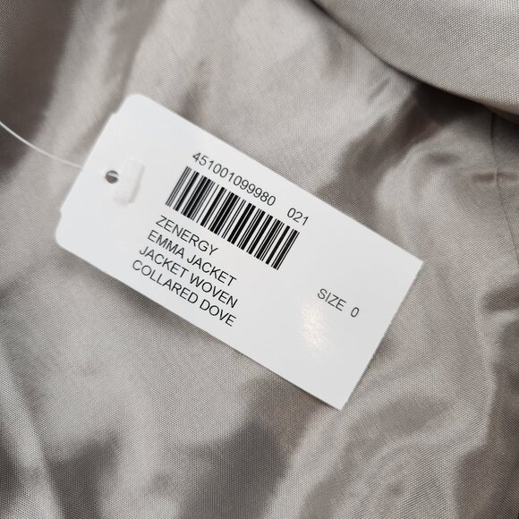 Womens Chico Zenergy Emma Jacket size 0 Full Zip Packable Windbreaker Coat - Picture 8 of 10